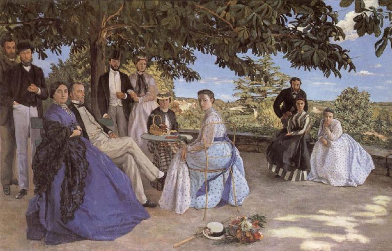 Frederic Bazille Family Reunion oil painting picture